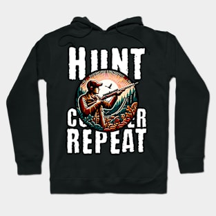 "Hunt. Conquer. Repeat." Hoodie